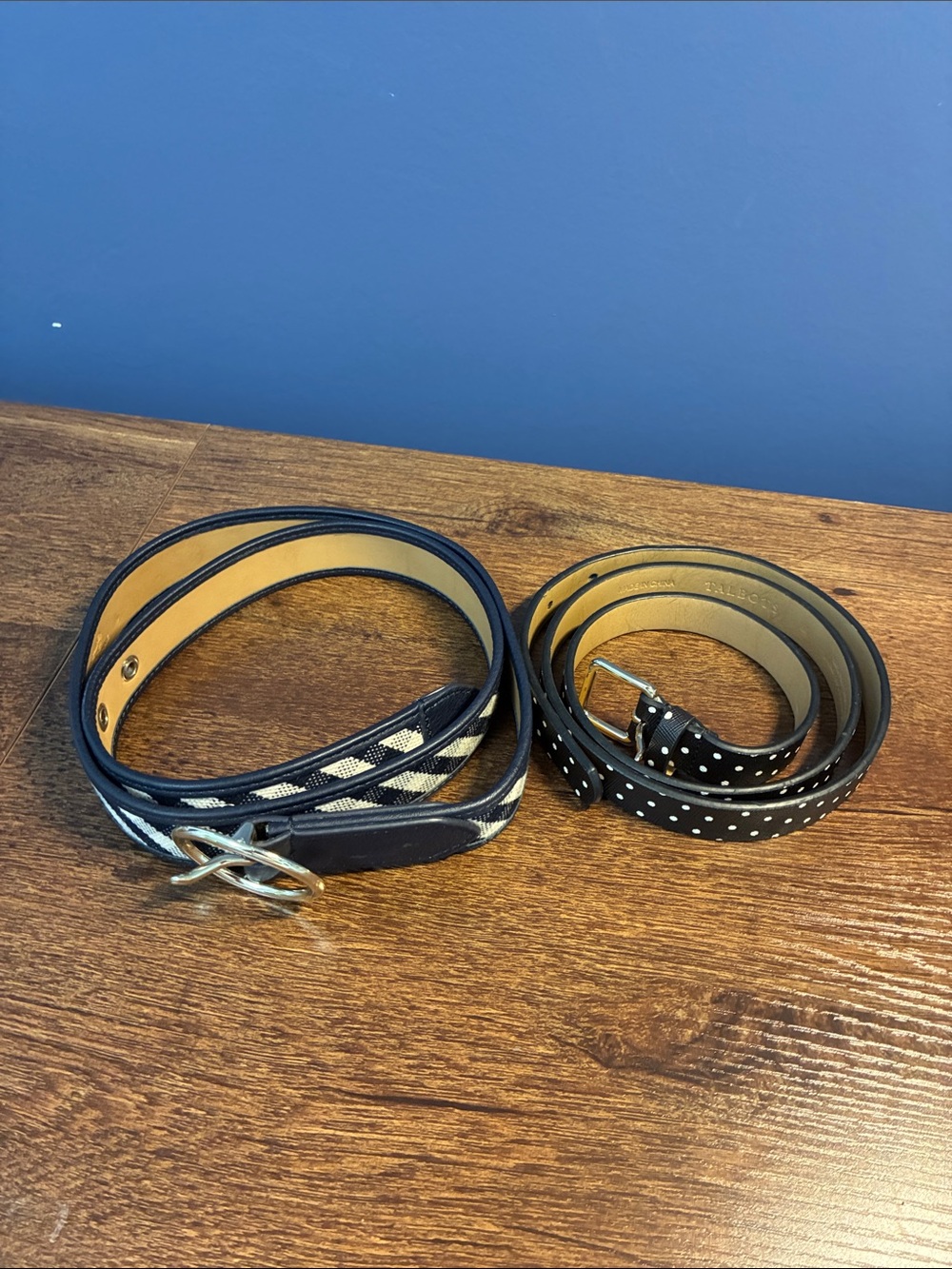 Two Talbots Belts